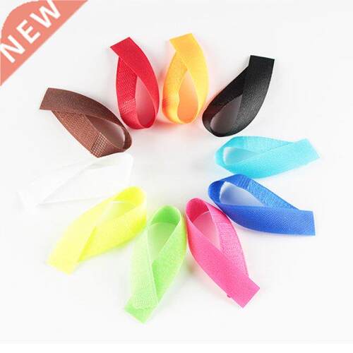50pcs/pack coloful magic tape nylon cable ties hook loop str