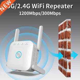 5G Wifi Signal Amplifier Wi-Fi Repeater Extender 1200Mbps 0