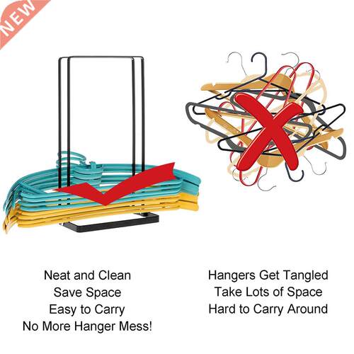 Sturdy Hanger Organizer Portable Clothes Hanger Holder