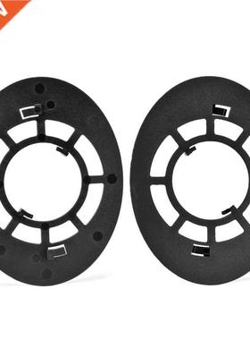 2Pieces Replacement Ear Cushion Black Plastic Buckles Pillow