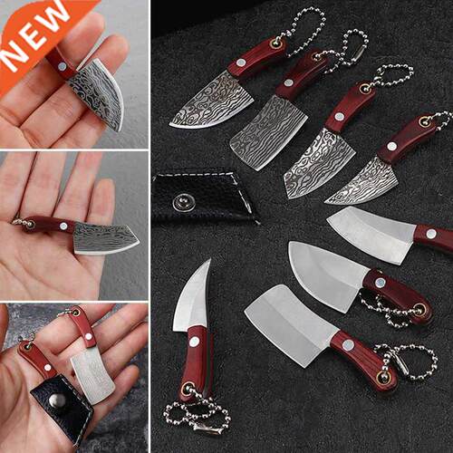 Portable Kitchen Multi Knives Keychain Pocket Knife Stainles