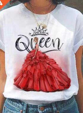 5XL plus size short sleeve women cotton T-shirt summer large