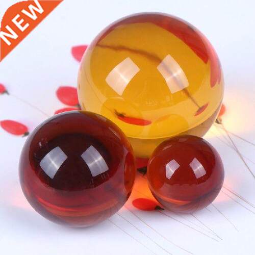 Lucky Stone Gemstone 20/0/40mm Amber Goldstone Sand Sphere