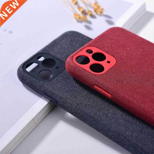 New For iPhone 12 11 Pro Max 12 Case Cloth Soft Finish Cov