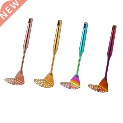 Potato Masher Hand Tool Heavy Duty Small Holes Ergonomic Hor