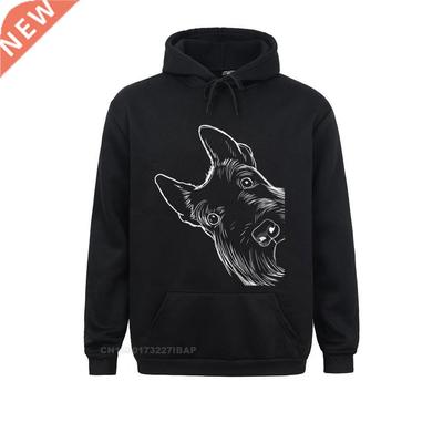 Womens Funny Scottie Dog Scottish Terrier O-Neck Hoodie 3D P