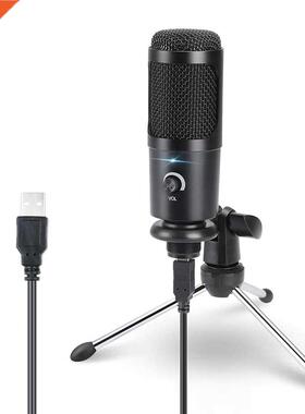Professional Condenser Microphone PC Studio USB Microphone f