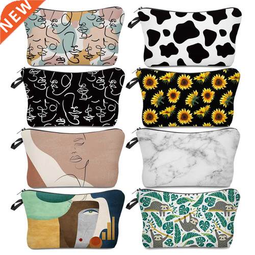 Deanfun Sloth Abract Art Cosmetic Bag Waterproof Printing