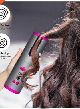 Cordless Automatic Hair Curler iron wireless Curling Iron US