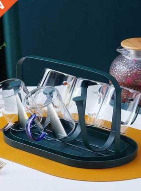 Thoughtful Handle Design Iron Nordic Cup Holder Home Living