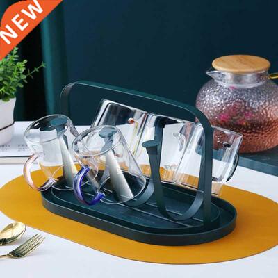 Thoughtful Handle Design Iron Nordic Cup Holder Home Living