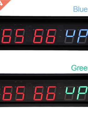 220V 1.8'' LED Interval Timer Clock Big Stopwatch Home Gym F