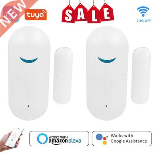 Tuya Smart WiFi Door Sensor Wifi Home Alarm Door Open / Clos