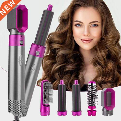 5 In 1 Hair Curle Dryer Straightener Com Electric Rotating