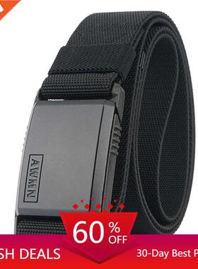 2020 Fashion Nylon Belt Metal Magnetic Buckle Adjustable Bel