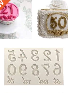 Digital 0-9 Silicone Mold Fondant Cake Decorating Tool