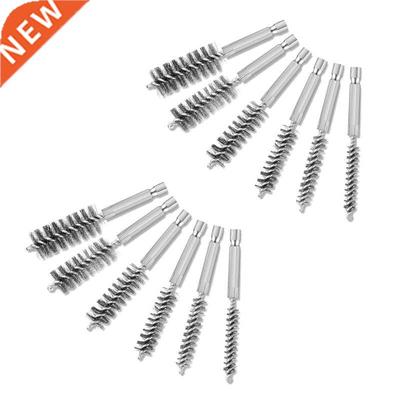 12Pieces Of Drilling Brushes, Twisted Wire Stainless Steel C