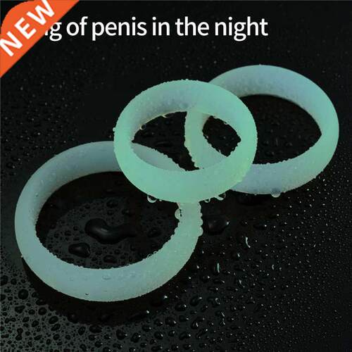 Silicone Luminous Male Foreskin Corrector Resistance Ring De