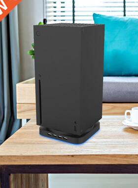 4 Ports USB HUB Cradle Shelf Game Console Vertical Stand Bas