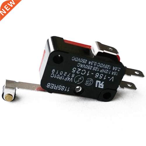 10pcs V-156-1C25 Micro Switch Limit Switch Long Hinge Roller