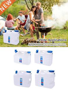 Outdoor Water Container With Spigot Portable Water Canteen