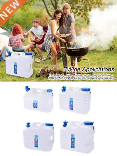 Outdoor Water Container With Spigot Portable Water Canteen