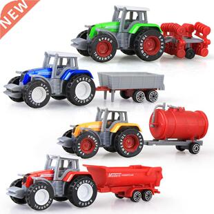 Alloy Engineering Car Model Tractor Toy Vehicles Farmer Vehi