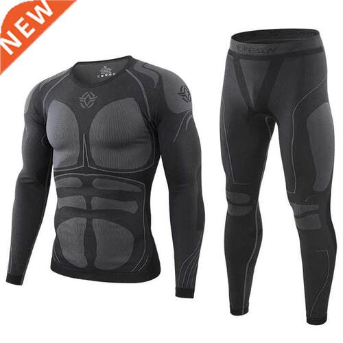 Winter Seamless Tactical Thermal Underwear Set For Men Outdo
