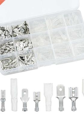 315PCS/Box 2.8mm 4.8mm 6.3mm Mle nd Femle Wire Spde Conn