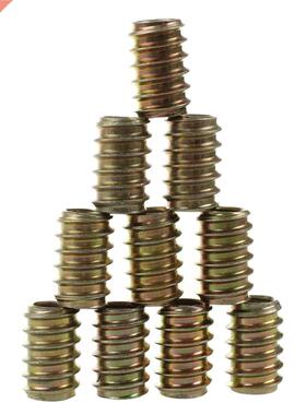 10pcs M8 E-Nut Wood Insert Nut Dowel Screw Fixing Legs and B