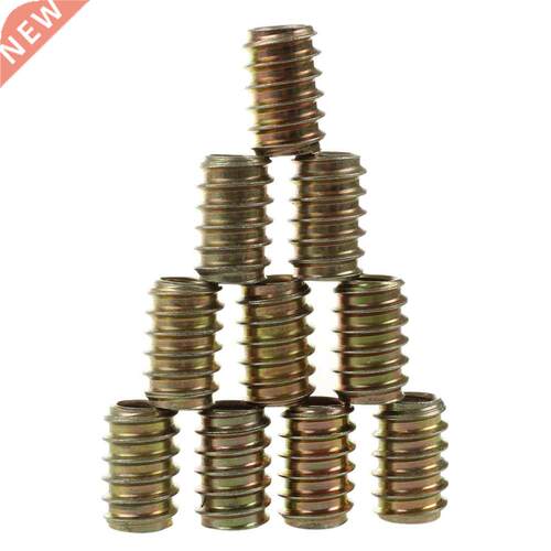 10pcs M8 E-Nut Wood Insert Nut Dowel Screw Fixing Legs and B