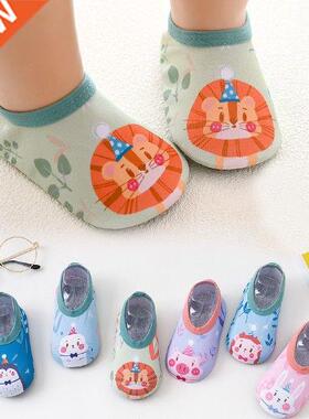 Cartoon Kids Shoes Baby Boys Girls Printed The Floor Socks