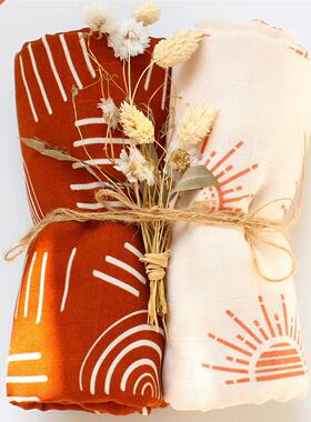 Bamboo Muslin Swaddles Blanket Baby Blankets Newborn Baby Bo