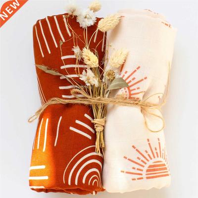 Bamboo Muslin Swaddles Blanket Baby Blankets Newborn Baby Bo