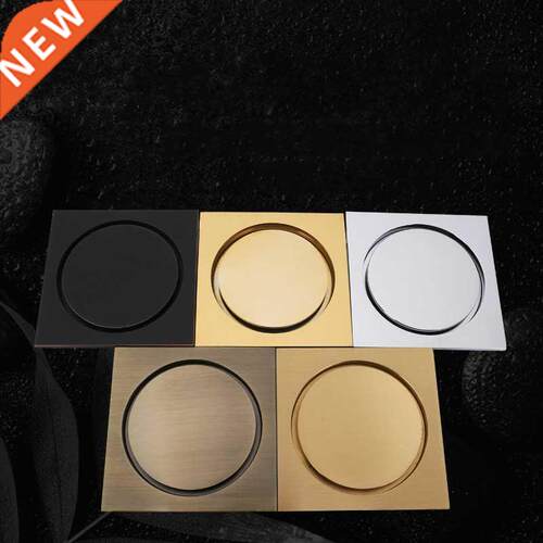 10x10cm Floor Drain Brass Square Pop up Floor Drain Floor