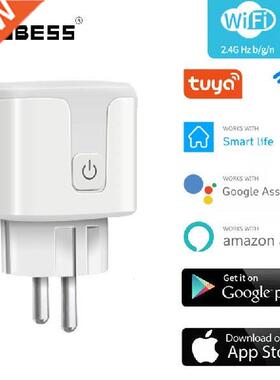 Aubess Smart WiFi Plug Adaptor 16A Remote Voice Control