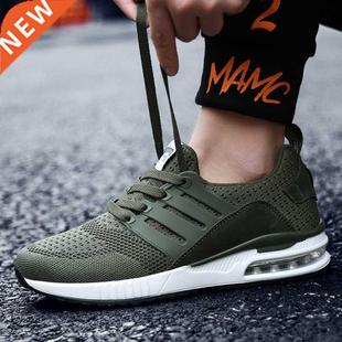 2022 New Man Sneakers for Men Rubber Black Running Shoes Arm