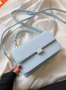 Rope Handle Pu Leather Crossbody Bags for Women 2021 Fashion
