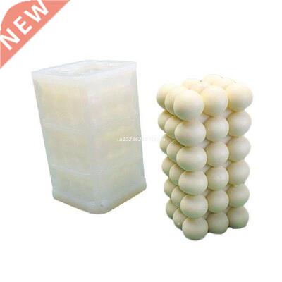 3D Bubble Candle Mold BPA Free Dishwasher Safe for