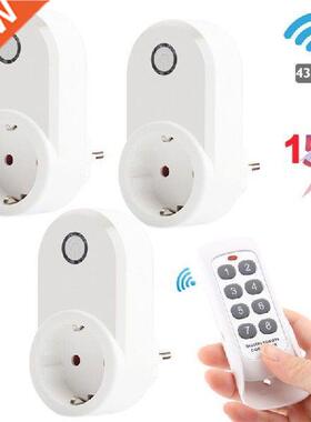 Wireless Remote Control Smart Socket 15A EU /FR French Plug