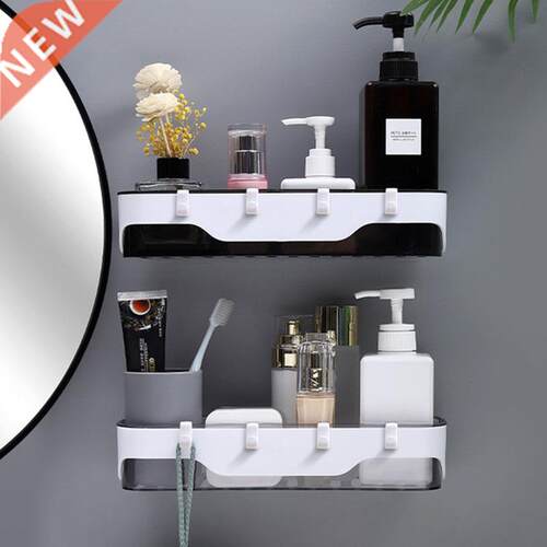 Two-Color Storage Racks Hooks Bathroom Storage Makeup