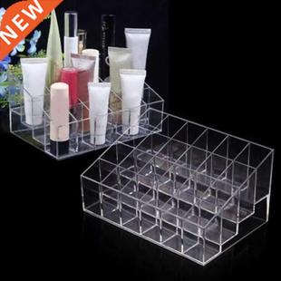 Clear Acrylic 24 Grid eup Organizer Storage Box Lipstick