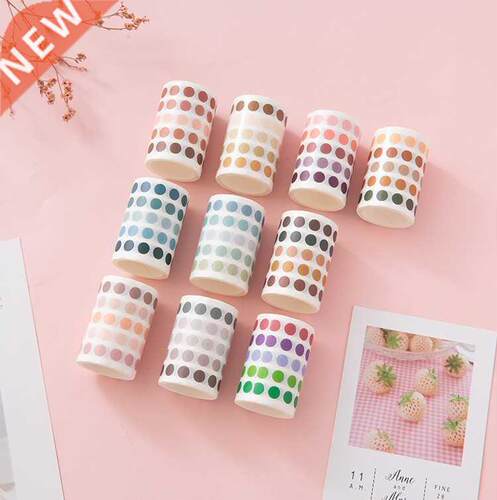 60mm*m Fresh Colorful Gradients Dots Washi Tape Scrapbookin