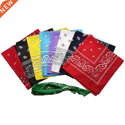 Polyester paisley Square Punk Hip Hop Bandana Neckerchief He
