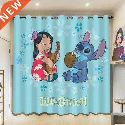 Disney Stitch lackout Curtains for Living Room Customized