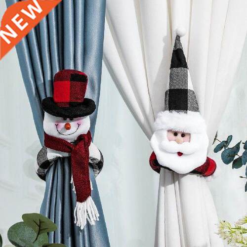Christmas Curtain Buckle Old Man Snowman Curtain Buckle