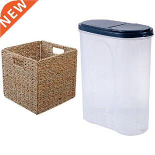 Plastic Kitchen Cereal Dispenser Refrigerator Storage Box