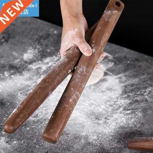 North American Black Walnut Rolling Pin Perforated Solid Woo