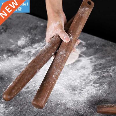 North American Black Walnut Rolling Pin Perforated Solid Woo