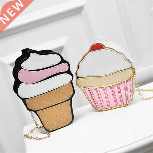 Creative Ice Cream Shoulder Bag Women Zipper